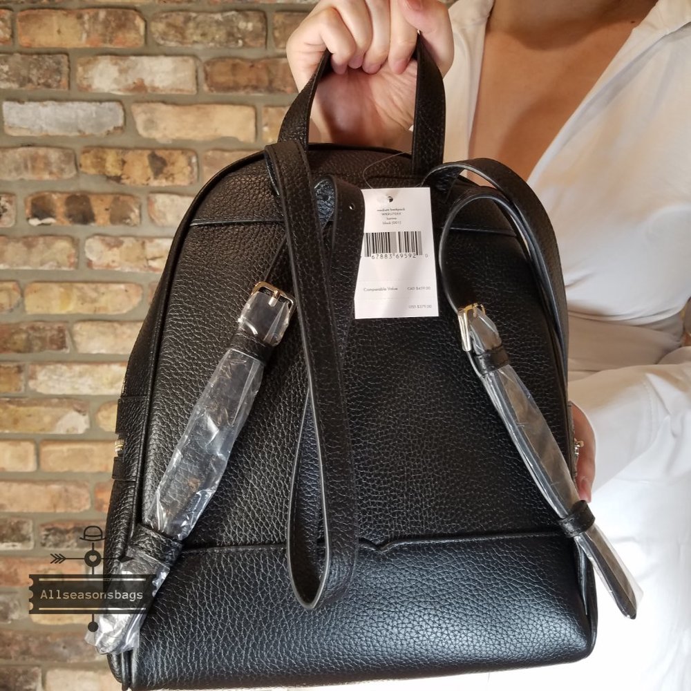 Kate spade MEDIUM KARINA backpack black NWT - Picture 8 of 9